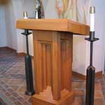 Custom pulpit, St. Catherines, Laguna Beach, CA