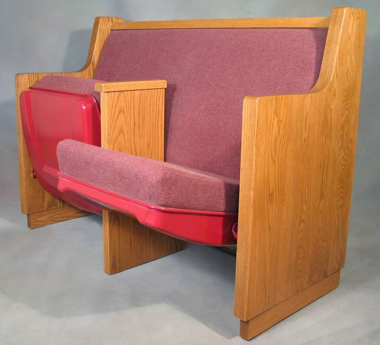 Marshall's Cathedral pew with armrest